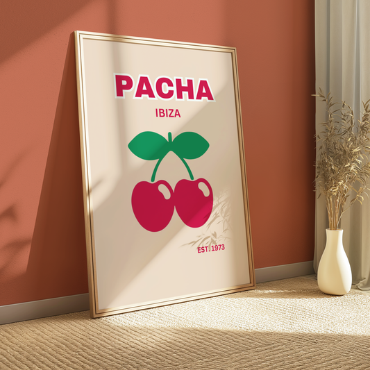 Pacha Ibiza Beige and Red Print