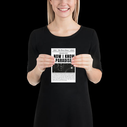 Finally Kings of Tomorrow Inspired Newspaper Lyric Print White and Black - Ibiza Funky Disco House Music A1 A2 A3 Typographic Ball