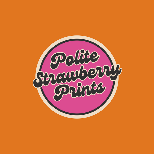 Polite Strawberry Prints